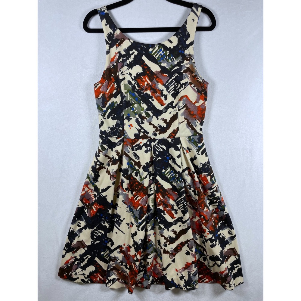 maeve anthropologie capelle full twirly skirt party dress S wedding guest fall